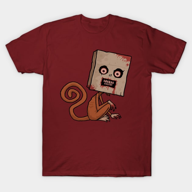 Psycho Sack Monkey T-Shirt by fizzgig